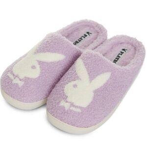 Purple Playboy Slippers